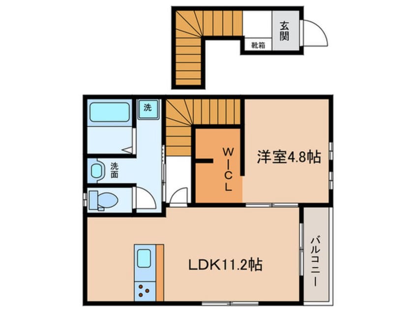 間取図 リーブルファイン下之一色町