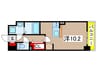 セイント野並 1Rの間取り