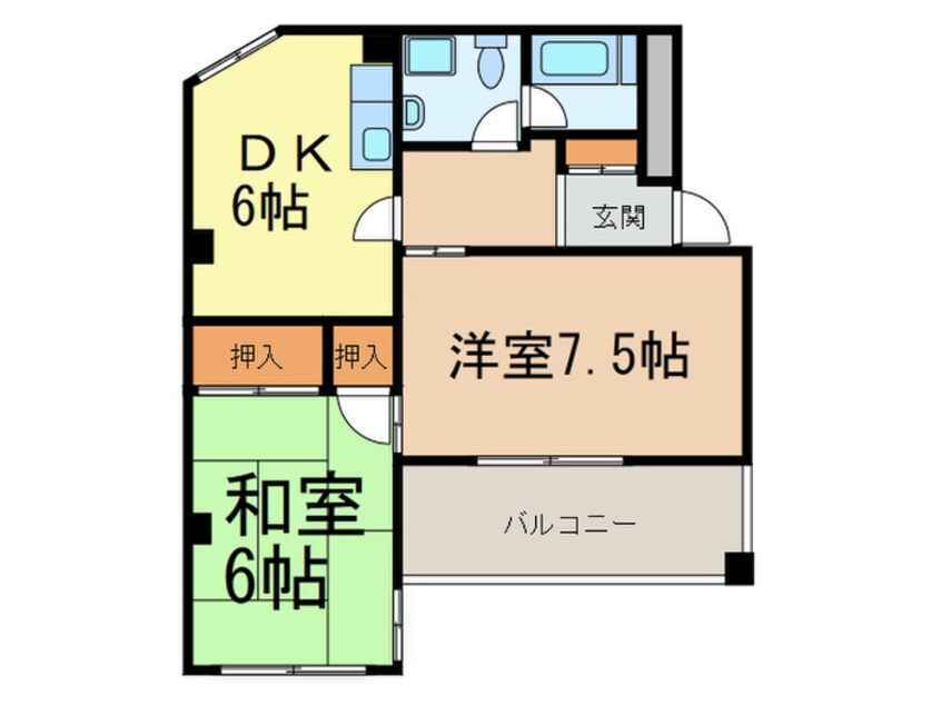 間取図 田代ハイム