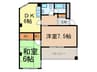 田代ハイム 2DKの間取り