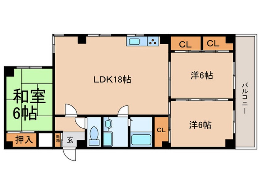 間取図 マンション葵