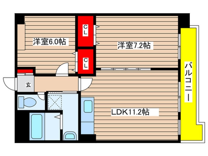 間取り図 コンフォ－トＲ＆Ｍ