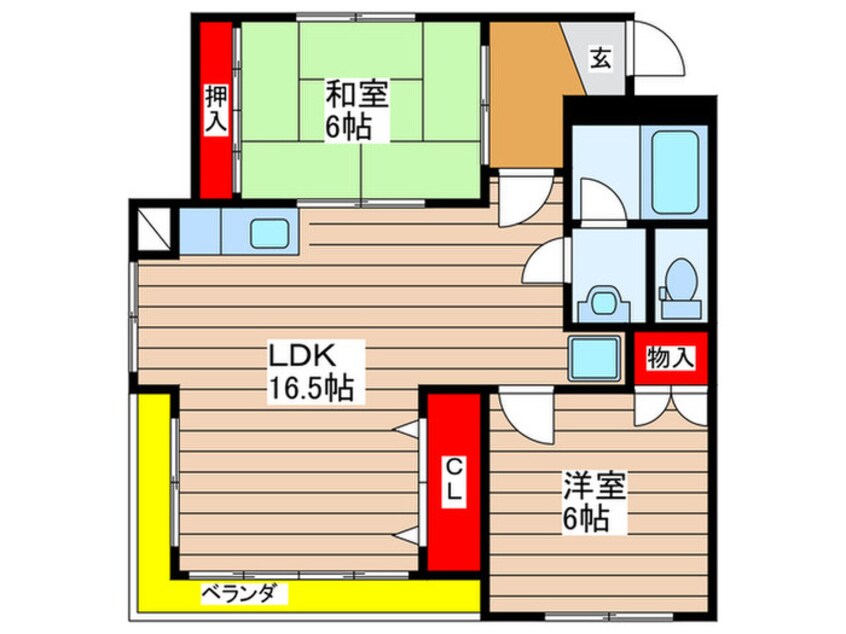 間取図 第２美芳ハイツ