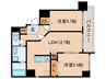 プライムコート 2LDKの間取り