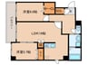プライムコート 2LDKの間取り