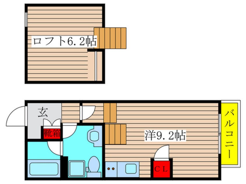 間取図 Cottage Kawama