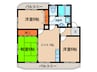 優美 3DKの間取り