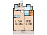 ﾌﾟﾚｻﾝｽ名古屋STATIONﾋﾞｼﾞｭ(1204) 1LDKの間取り