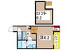 アイビー北原 1Kの間取り