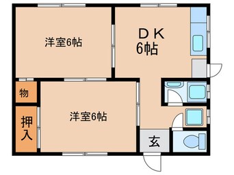 間取図 長谷川様借家