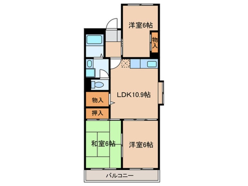 間取図 サンシャインITO