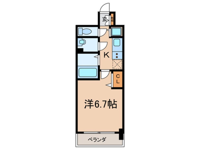 間取図 プレサンス金山デュアル（402）