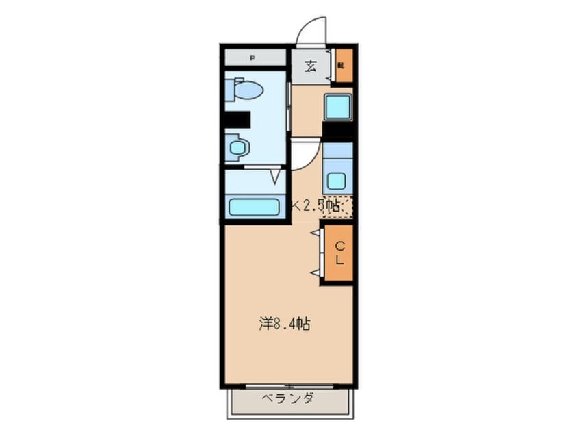 間取図 Maria Rosso 天神山