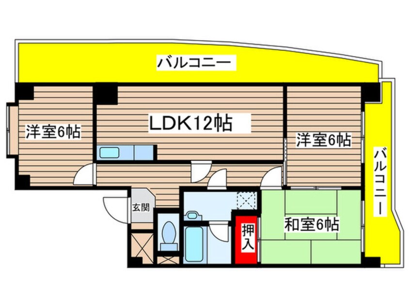 間取図 トラスト山王