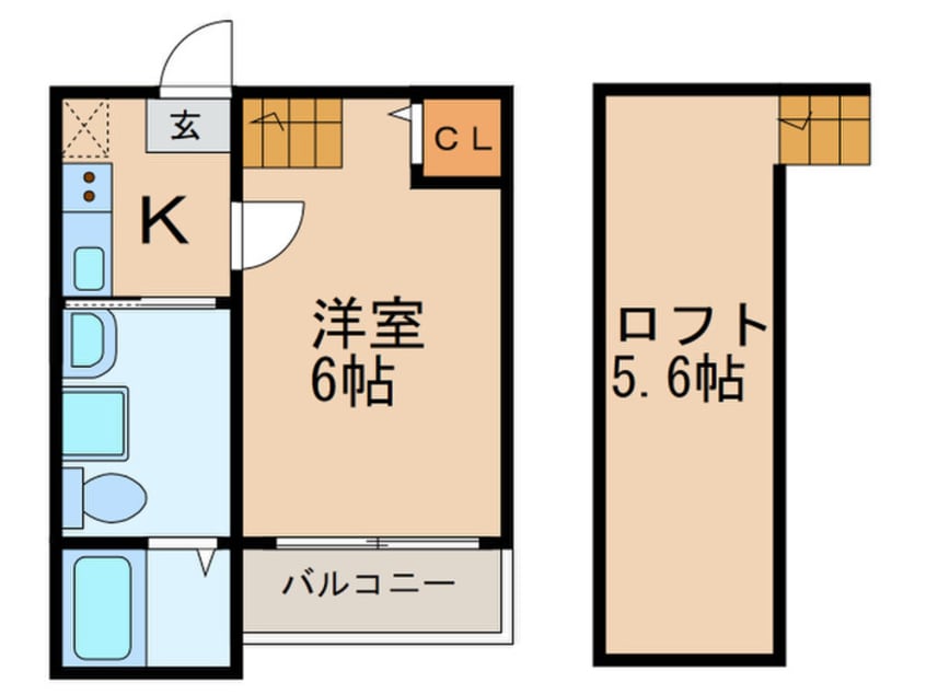 間取図 Ｌｏｆｔ8名駅