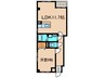 ルミエ－ル名東 1LDKの間取り