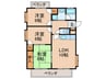 ル－ブル 貴船 3LDKの間取り