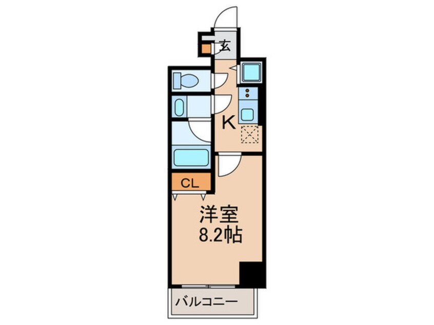 間取図 グリーンコート中島