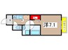 The First One 吹上 1Kの間取り