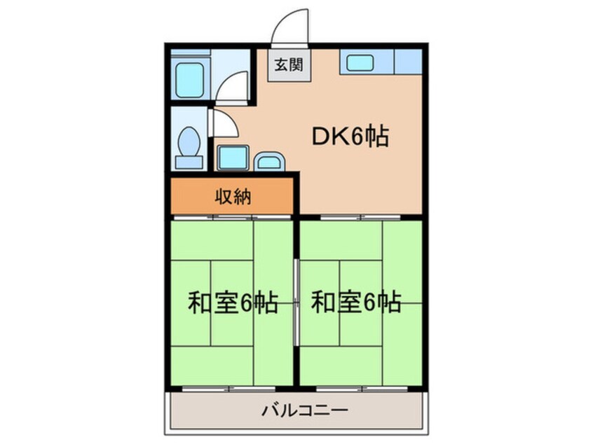 間取図 パークハイツ板倉