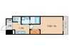 ISM今池 1Kの間取り