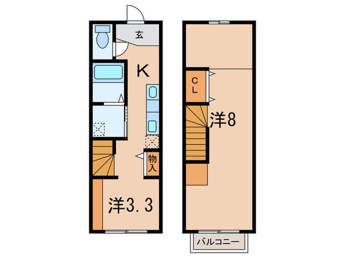 間取り図 オキノ・Apartment