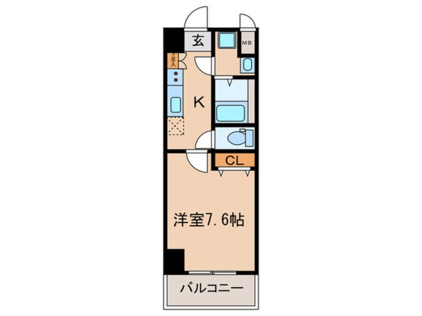 間取図 ノステルコ－ト岡崎