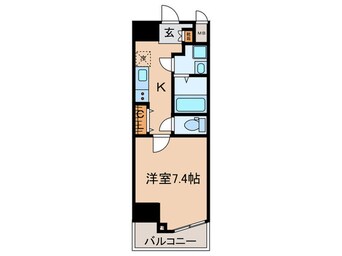 間取図 ノステルコ－ト岡崎