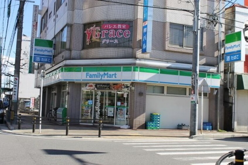 ファミリーマート岡崎材木町店(コンビニ)まで220m ノステルコ－ト岡崎