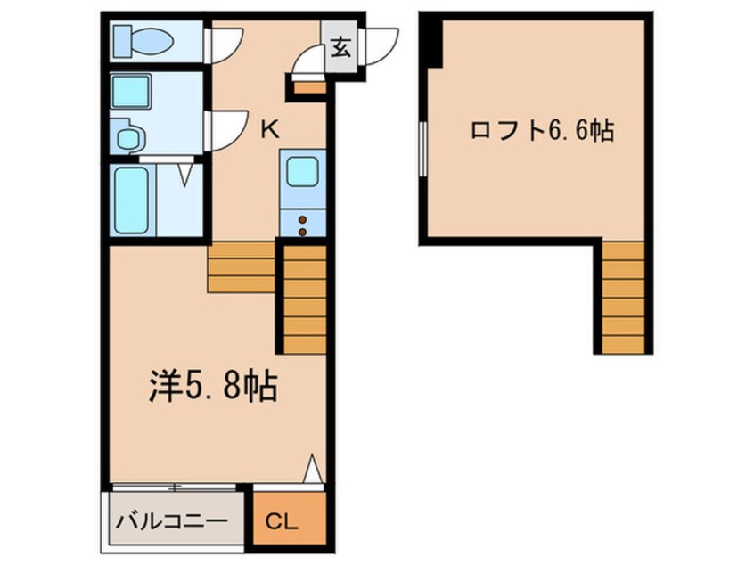 間取図 アルバーノ鶴舞Ricco