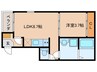 グランツ松葉町 1LDKの間取り