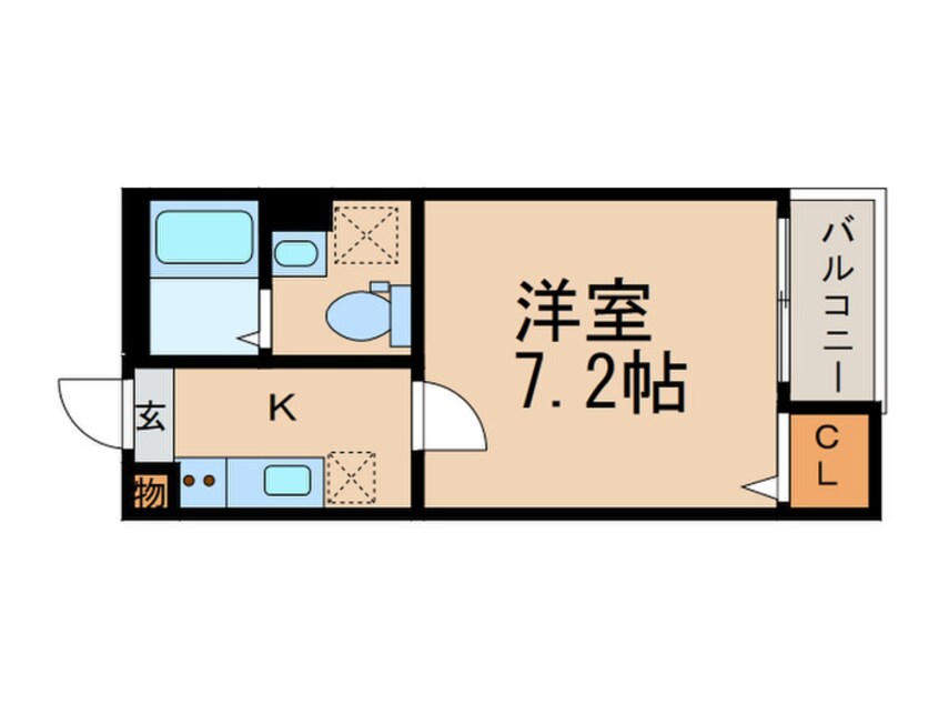 間取図 Ｂｅａｔｕｓ　東別院