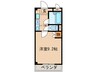 エスペランサ豊明 1Kの間取り