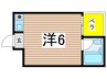 ダンケ第五キャピタルハイツ 1Rの間取り