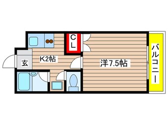 間取図 メゾン朋友