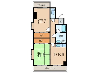 間取図 第一マドカ・Ｃ