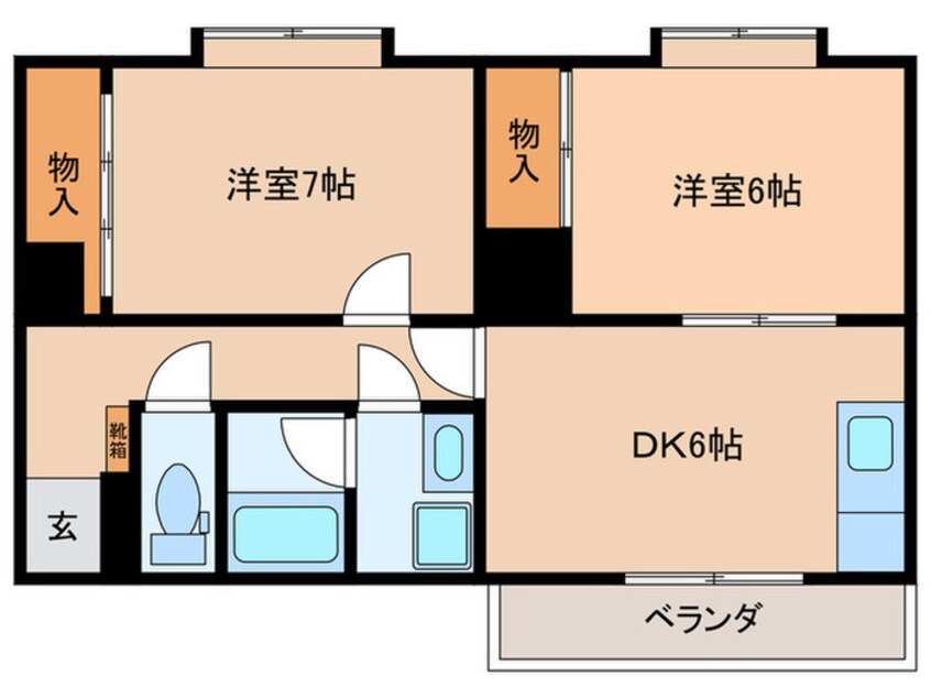 間取図 第一マドカ・Ｃ