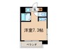 フォトリエ　モリ 1Rの間取り