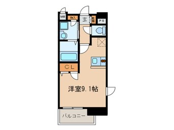 間取図 ﾌﾟﾚｻﾝｽ名古屋STATIONﾋﾞ-ﾌﾚｯｸｽ