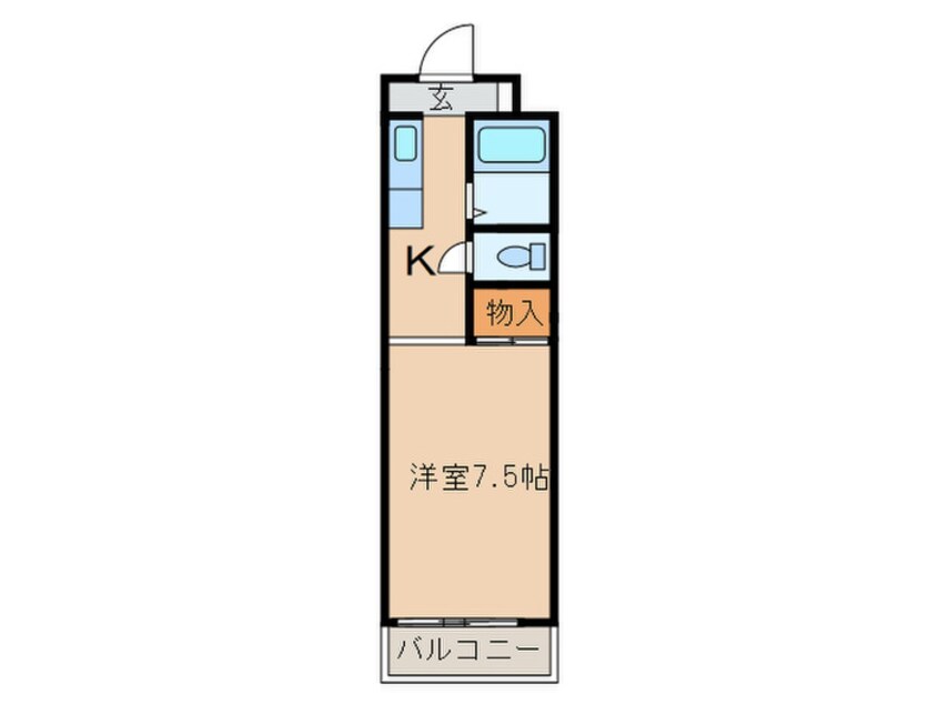 間取図 若鳩ハイツ