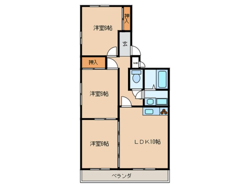 間取図 ア－バンハイム