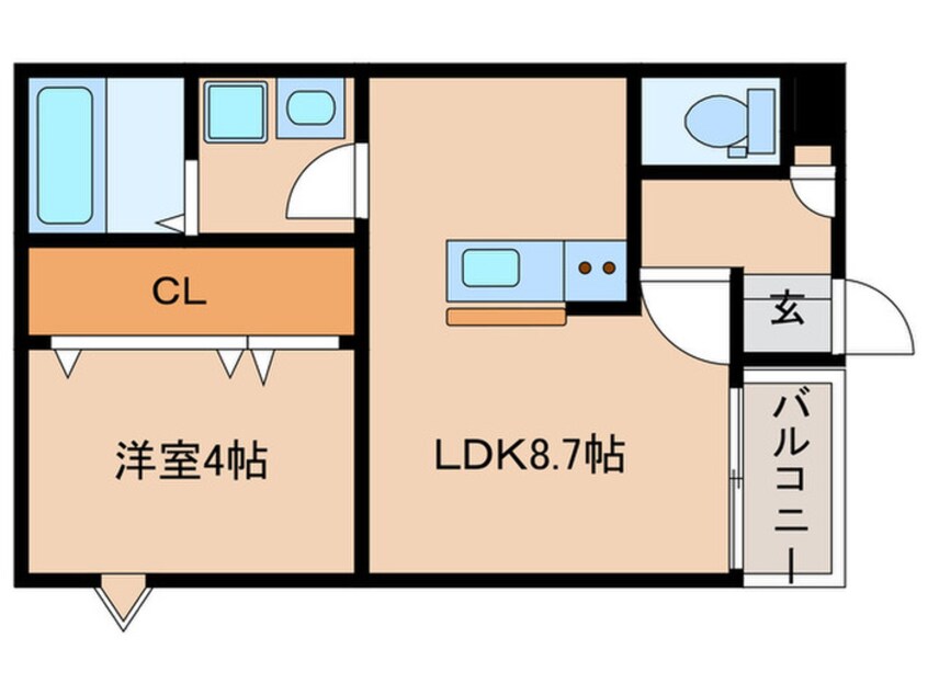 間取図 LECOCON一宮Ⅱ