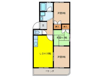 間取図 マンション あずら