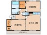 アム－ル中手 2DKの間取り