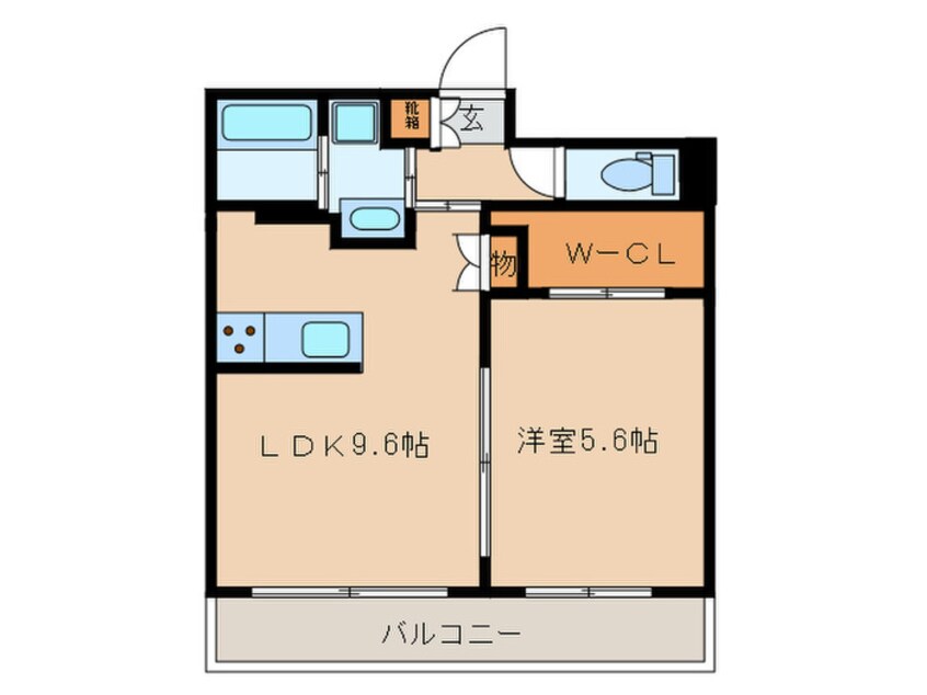 間取図 グランドゥール千種