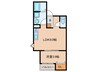 LECOCON江南Ⅱ 1LDKの間取り