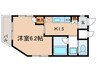 第７７プロスパービル 1Kの間取り