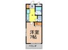 アゴラ葵 1Kの間取り