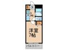 アゴラ葵 1Kの間取り