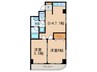 アゴラ葵 2DKの間取り